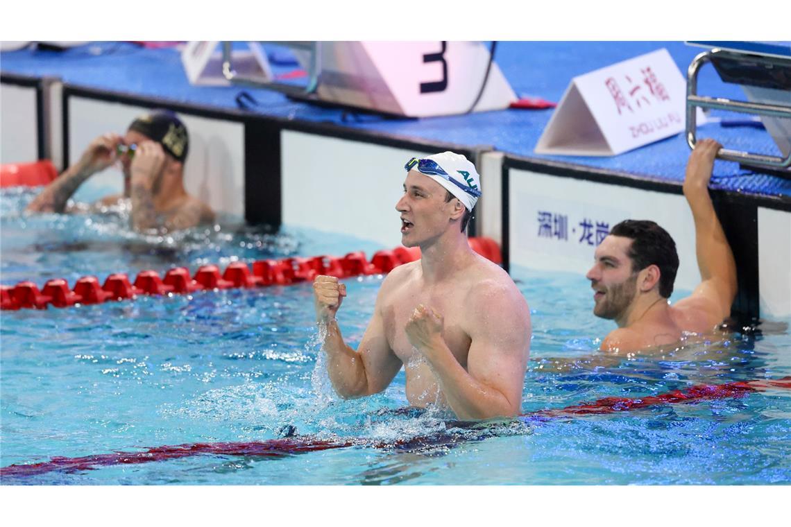 Weltrekord: Cameron McEvoy schwamm eine neue Bestmarke.