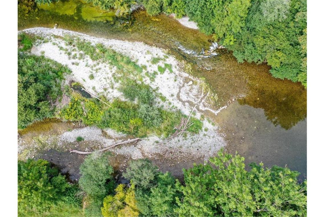 Bäche und Flüsse im Südwesten führen wenig Wasser