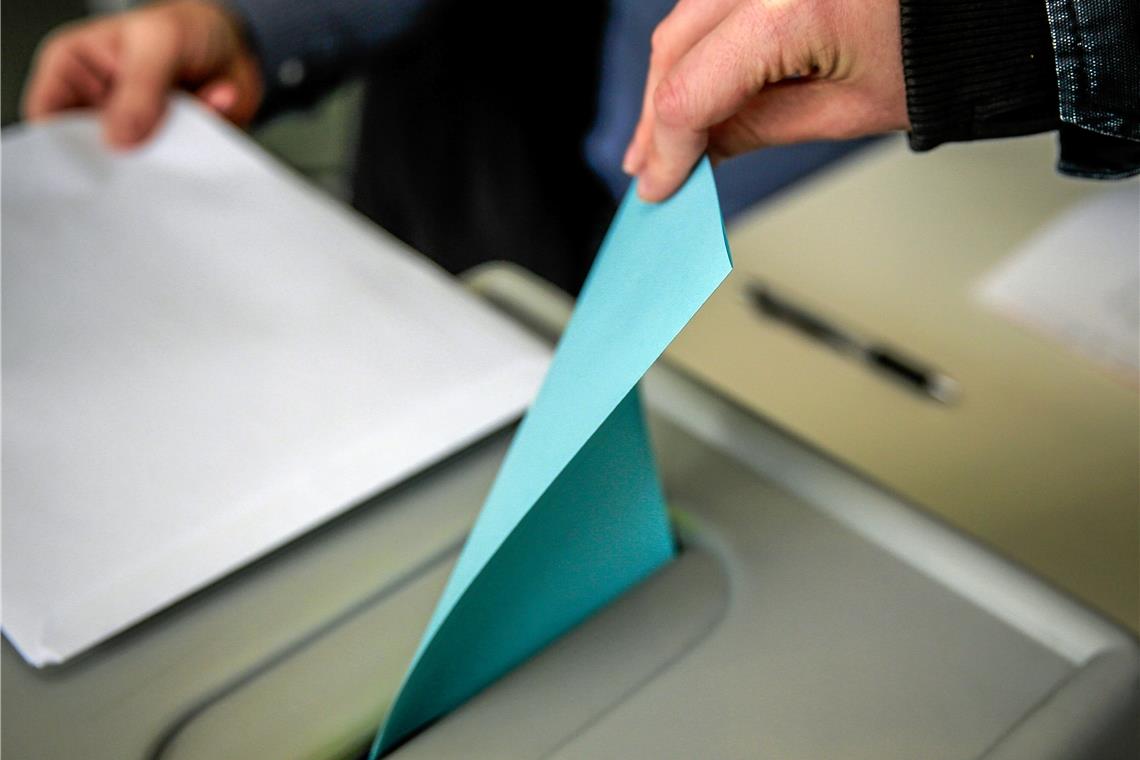 Wenn am 14. März zur Urne geschritten wird, stehen auf dem Wahlzettel für den Landtag im Wahlkreis Backnang 13 Optionen. Archivfoto: A. Becher