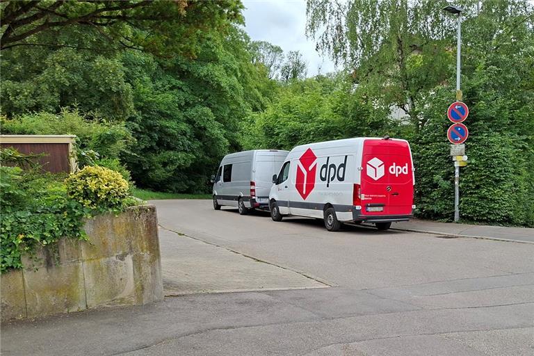 Wenn der Transporter weiterhin falsch abgestellt wird, darf der Fahrer ihn laut DPD nicht mehr für die Heimfahrt nutzen. Foto: privat