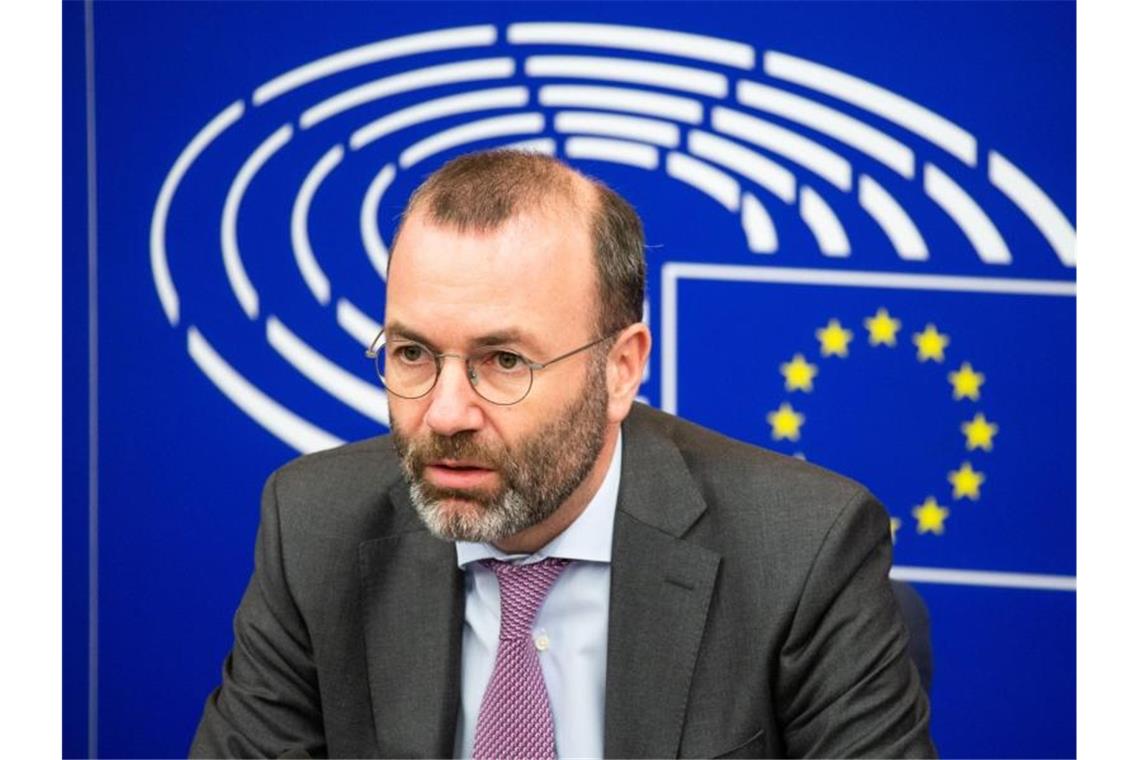 „Wenn die britische Regierung einen No-Deal will, dann wird sie einen solchen bekommen“, sagt Manfred Weber. Foto: Philipp von Ditfurth/dpa