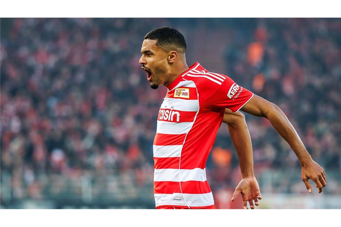 Wenn die Stimmung in der Försterei explodiert: Erst recht bei Toren wie von Danilho Doekhi gegen die Bayern.