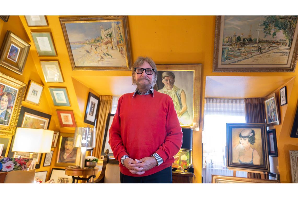 Wenn doch mal ein Platz an der Wand leer ist - dann ist das Werk gerade an ein Museum verliehen.