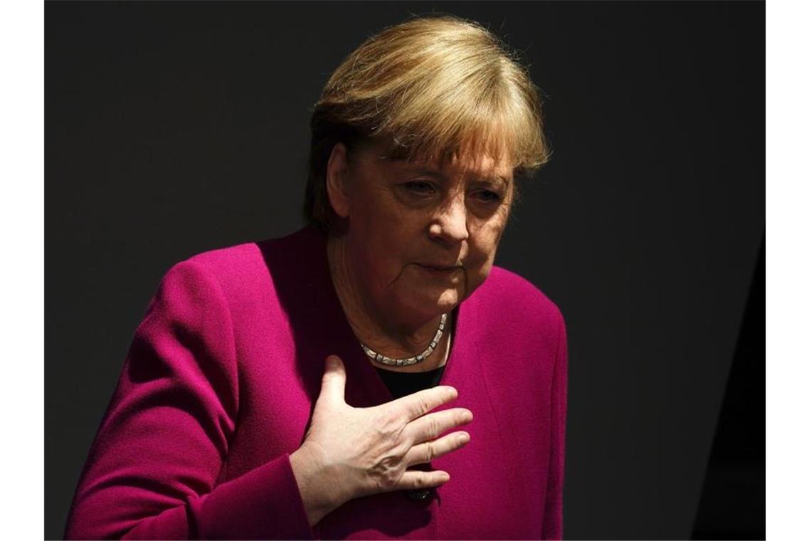 Merkel mahnt Verbesserungen bei Pandemie-Bekämpfung an „Wenn wir uns ausruhen auf dem, was wir haben, reicht es nicht“: Bundeskanzlerin Angela Merkel. Foto: Michael Kappeler/dpa