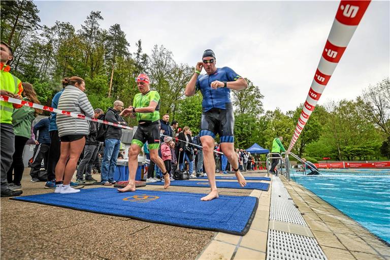 Wer beim 15. Backnanger Citytriathlon starten möchte, sollte sich mit der Anmeldung beeilen. Archivfoto: Alexander Becher