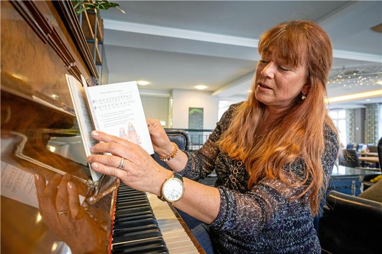 Wer für ein Kind singt, kommt nach Ansicht von Catrin Müller auch selbst in den Ruhemodus. Foto: Alexander Becher