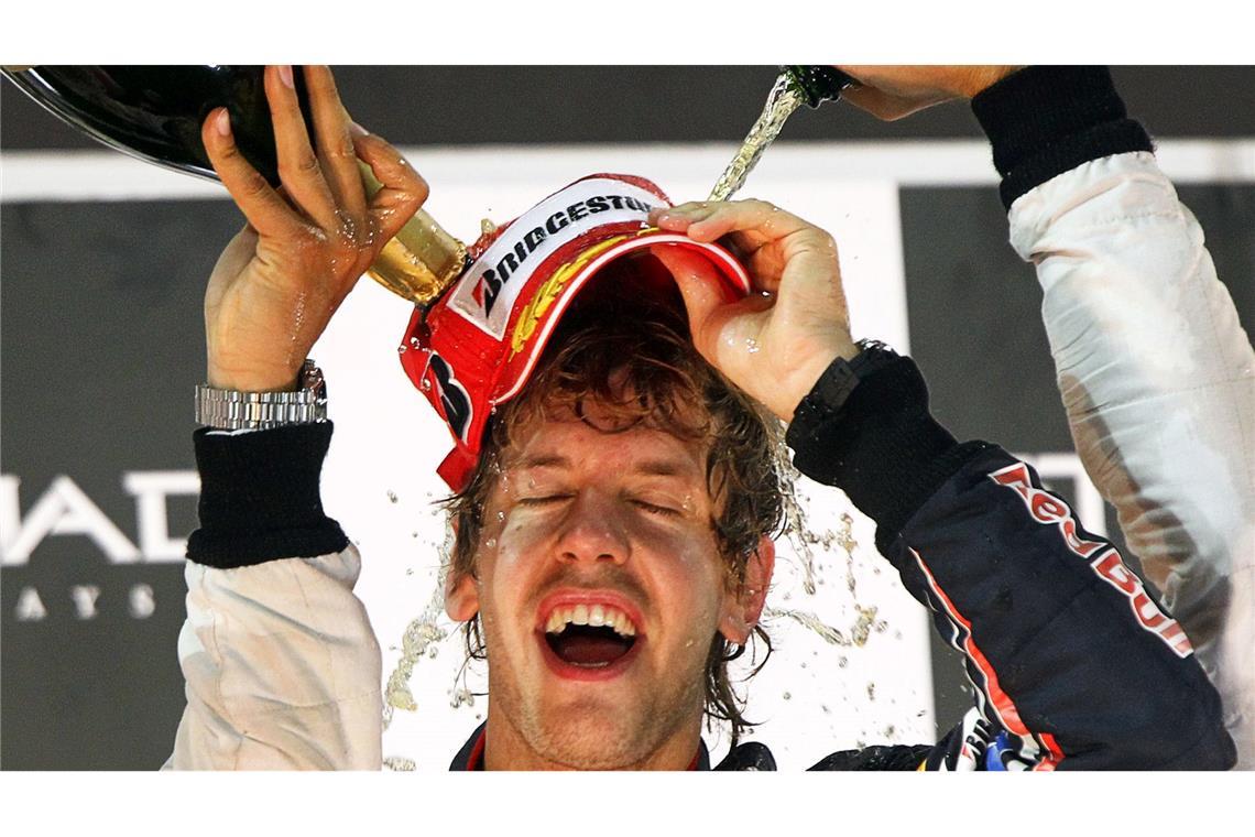 Wer macht am Sonntag in Abu Dhabi den Vettel? (Archivbild)