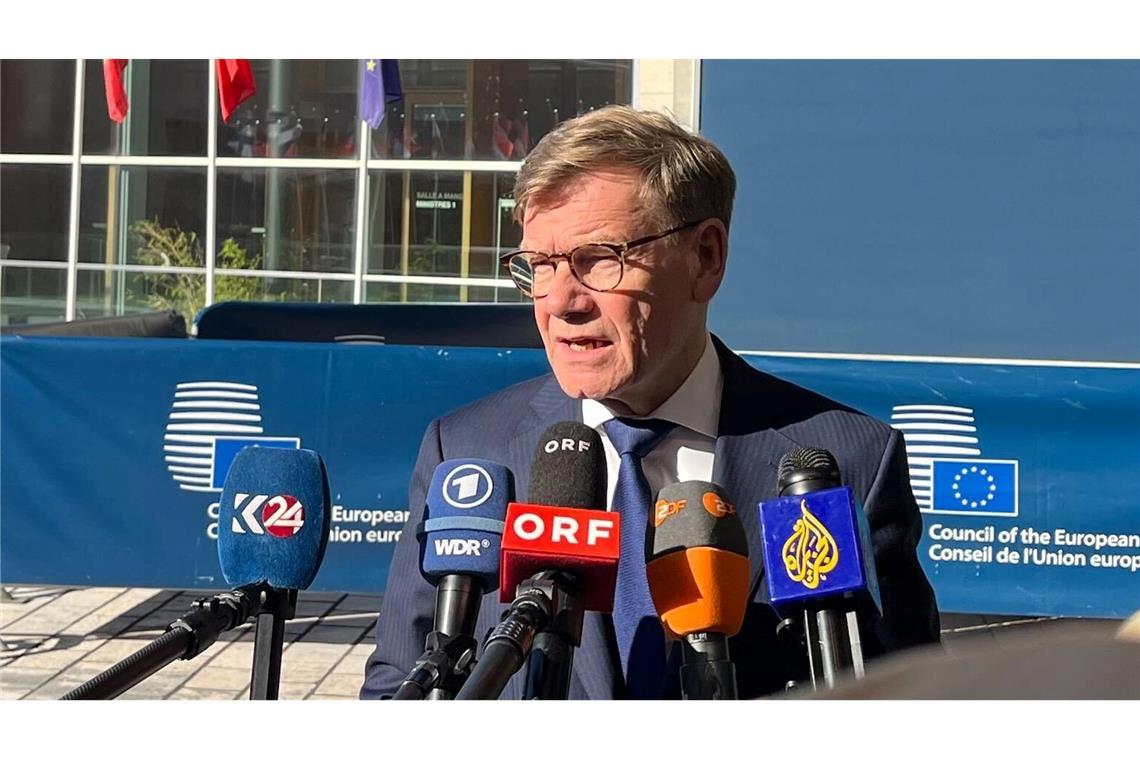 "Wer nicht anfängt, der kommt zu keinem Ergebnis", sagt Bundesaußenminister Johann Wadephul.