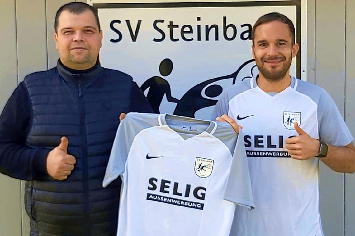 Werden in der neuen Saison bei den Steinbacher Fußballern ein Duo bilden: Der neue Trainer Darko Milosevic (links) und der spielende Co-Trainer Marcel Goncalves. Foto: privat