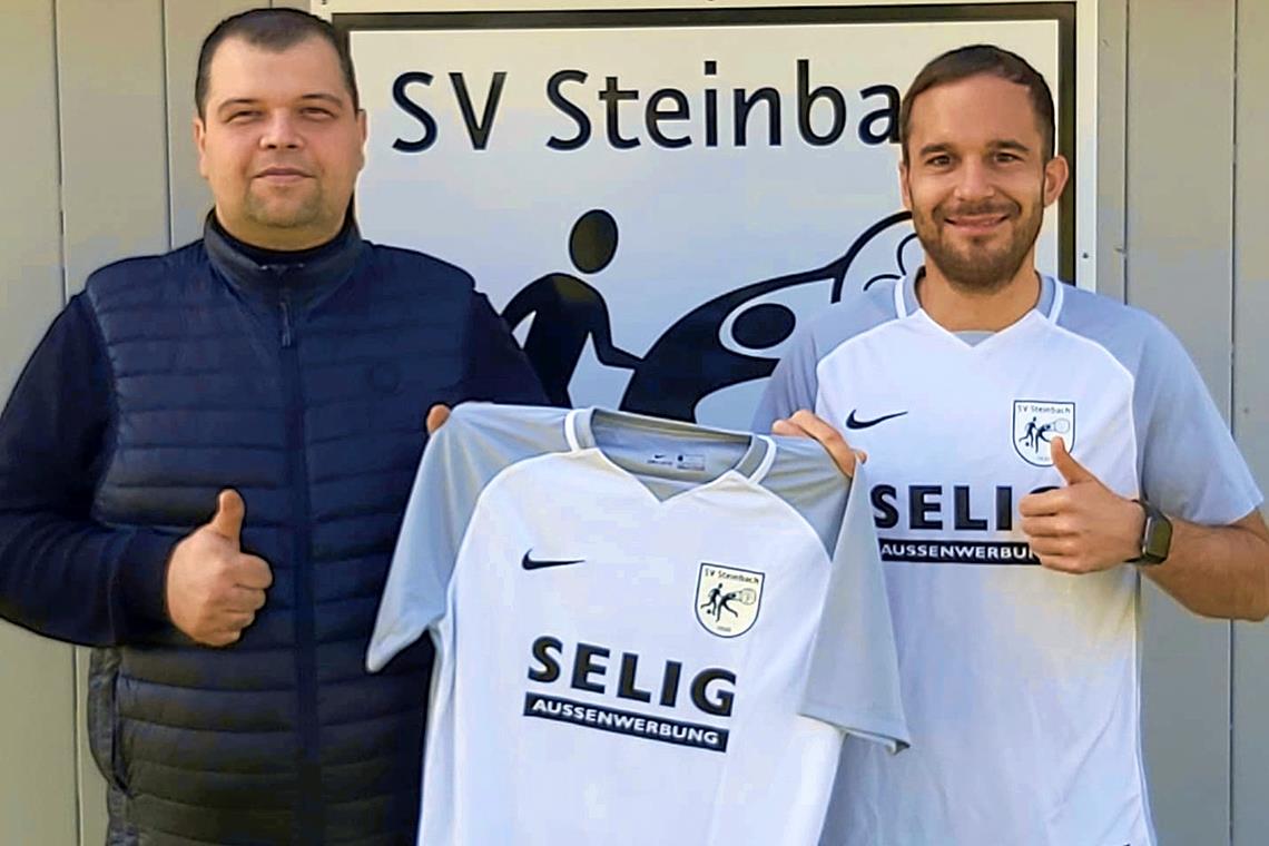 Darko Milosevic übernimmt den SV Steinbach Werden in der neuen Saison bei den Steinbacher Fußballern ein Duo bilden: Der neue Trainer Darko Milosevic (links) und der spielende Co-Trainer Marcel Goncalves. Foto: privat
