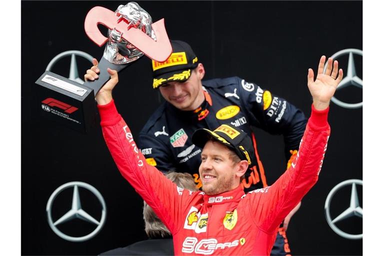 Werden keine Teamkollegen bei Red Bull: Ferrari-Pilot Sebastian Vettel und Max Verstappen. Foto: Jan Woitas/dpa-Zentralbild/dpa