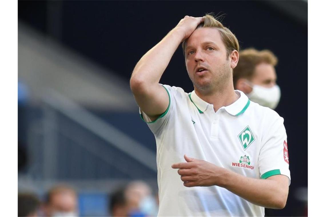 Werder Bremen cheftrainer, Florian Kohfeldt. Foto: Bernd Thissen/dpa-Pool/dpa