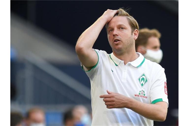 Werder Bremen cheftrainer, Florian Kohfeldt. Foto: Bernd Thissen/dpa-Pool/dpa