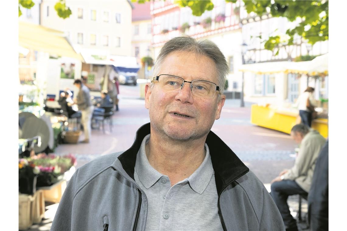 Werner Liebentritt, 65 Jahre aus Backnang: „Es ist unterschiedlich, wie ich beza...