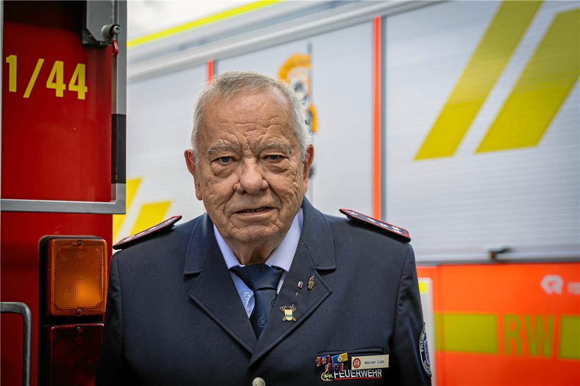 Werner Lutz war 15 Jahre lang Stadtbrandmeister in Backnang. Foto: Alexander Becher