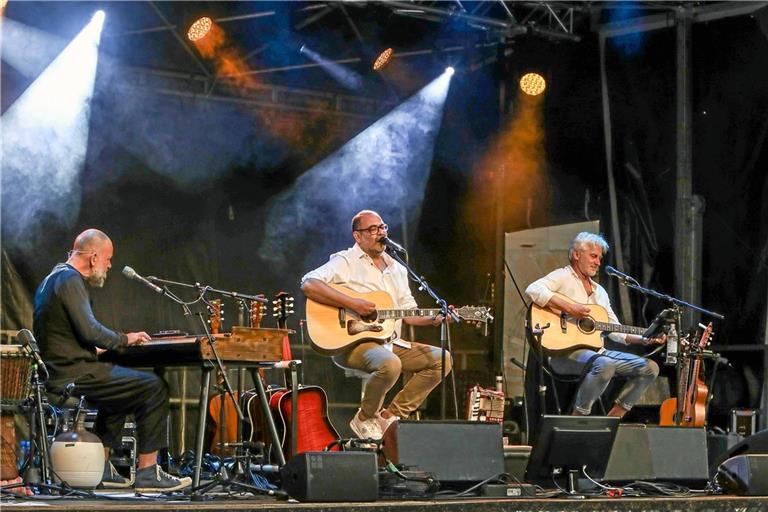Werner Schmidbauer, Martin Kälberer & Hannes Ringlstetter spielen am 30. Juli beim Zeltspektakel. Foto: Andreas Losert
