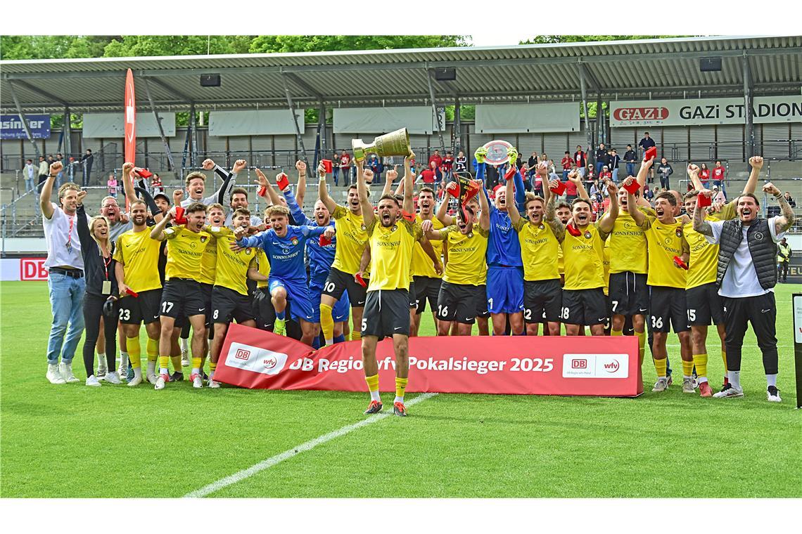 WFV Pokalsieger SG Sonnenhof Großaspach 2025. SP
