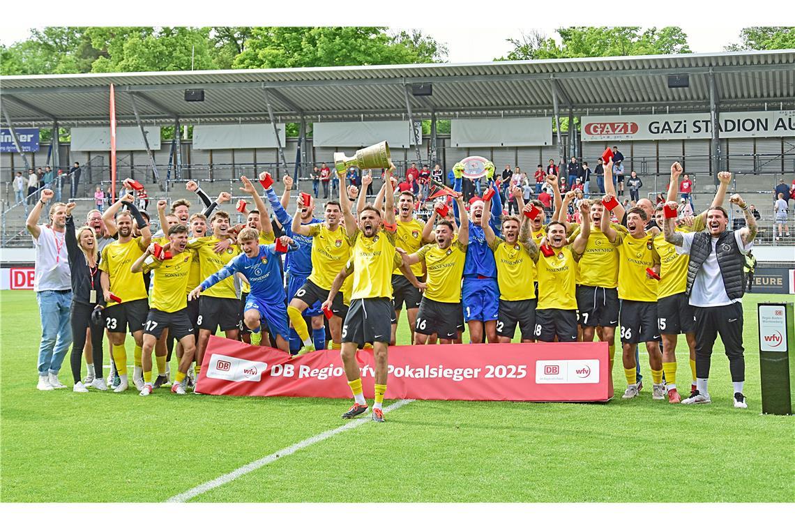 WFV Pokalsieger SG Sonnenhof Großaspach 2025. SP