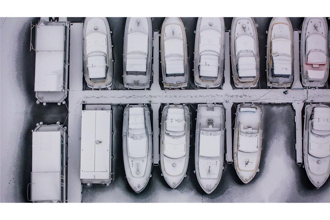 Wie lange das Eis bleibt, hängt von mehreren Faktoren ab - natürlich auch von den Temperaturen.