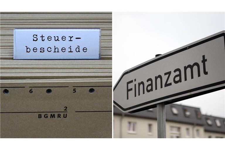 Wie lange Steuerpflichtige auf ihren Steuerbescheid warten müssen, kommt darauf an, bei welchem Finanzamt sie die Steuererklärung abgegeben haben. (Symbolbilder)