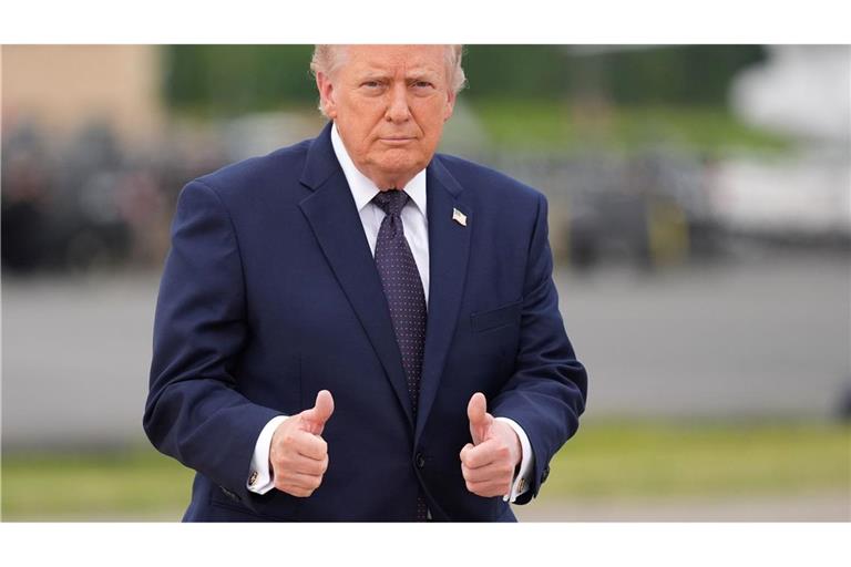 Wie nah ist eine erste Einigung im Iran-Krieg? Erst sagte Trump, ein Rahmenabkommen mit dem Iran sei weitgehend ausgehandelt - nun bremst er die Erwartungen wieder. (Archivbild)
