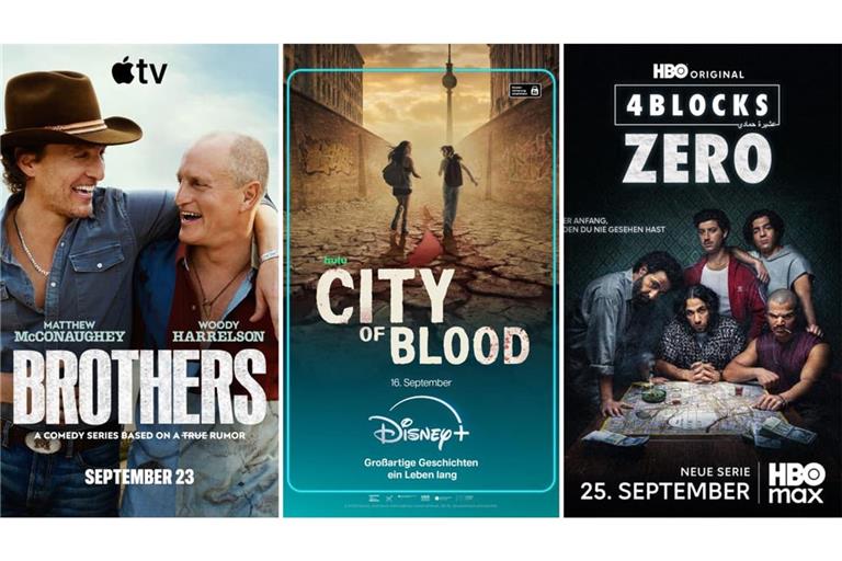 Wie wär’s zum Beispiel mit „Brothers“, „City of Blood" oder „4 Blocks Zero“? Unsere Streamingtipps für den Monat September 2026.