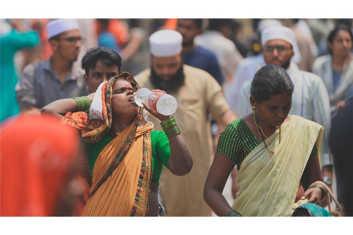 Kommen ab 2025 Jahre mit neuen Wärmerekorden? Wie wollen Menschen das überleben? Wie hier im indischen Hyderabad werden die ohnehin schon hohen Temperaturen in Zukunft noch weiter steigen.
