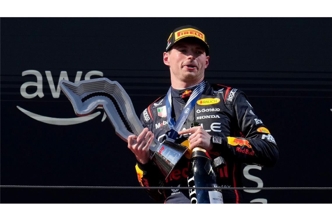 Kopfweh für die Konkurrenz: Verstappen spürt WM-Schub Wieder zuversichtlich für den fünften WM-Titel in Serie: Max Verstappen.