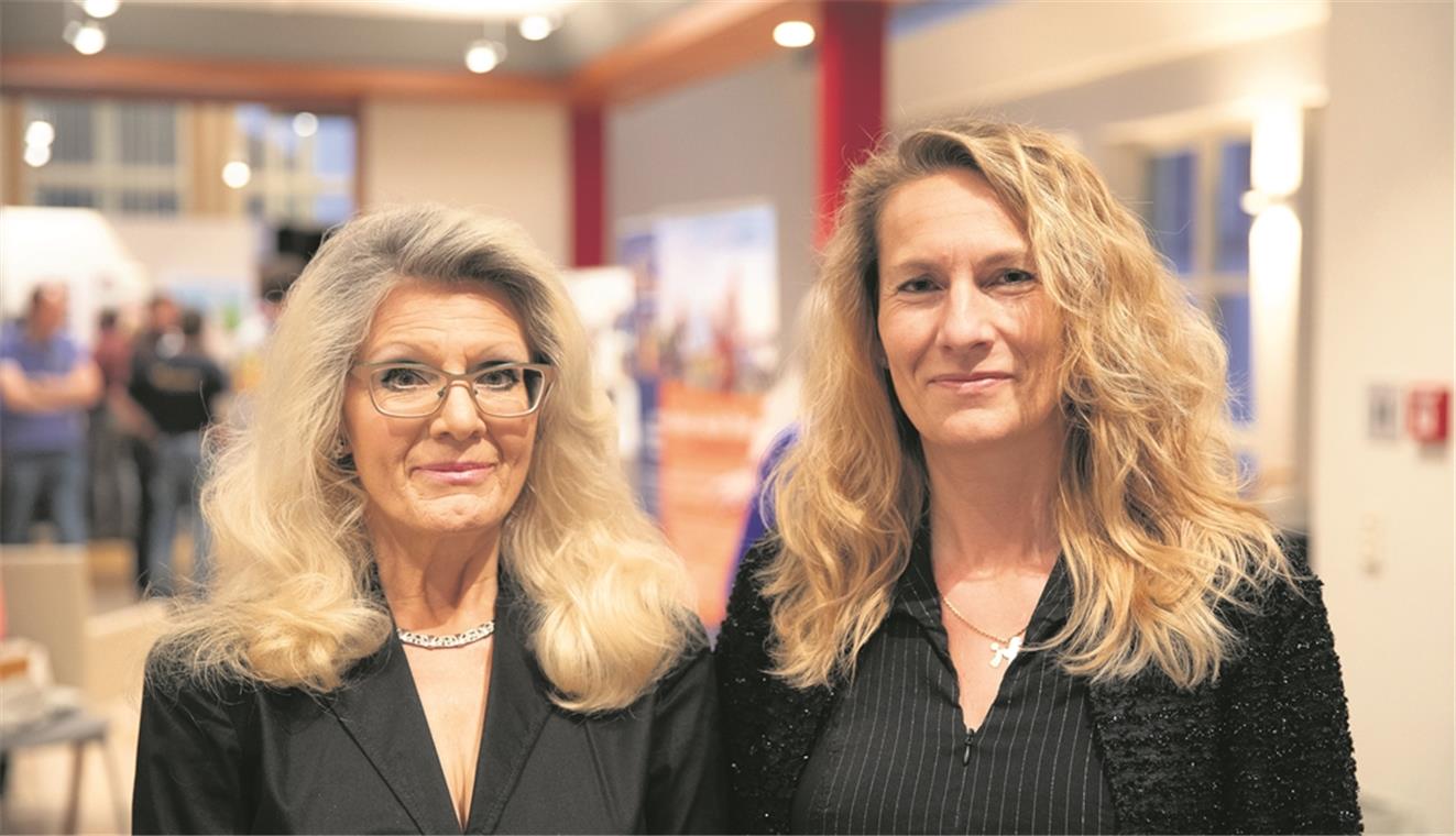 Angehende Backnanger des Herzens Wiederkehrerinnen: Brigitta Toppstedt (links) und Claudia Thom, in Backnang Nachbarinnen.