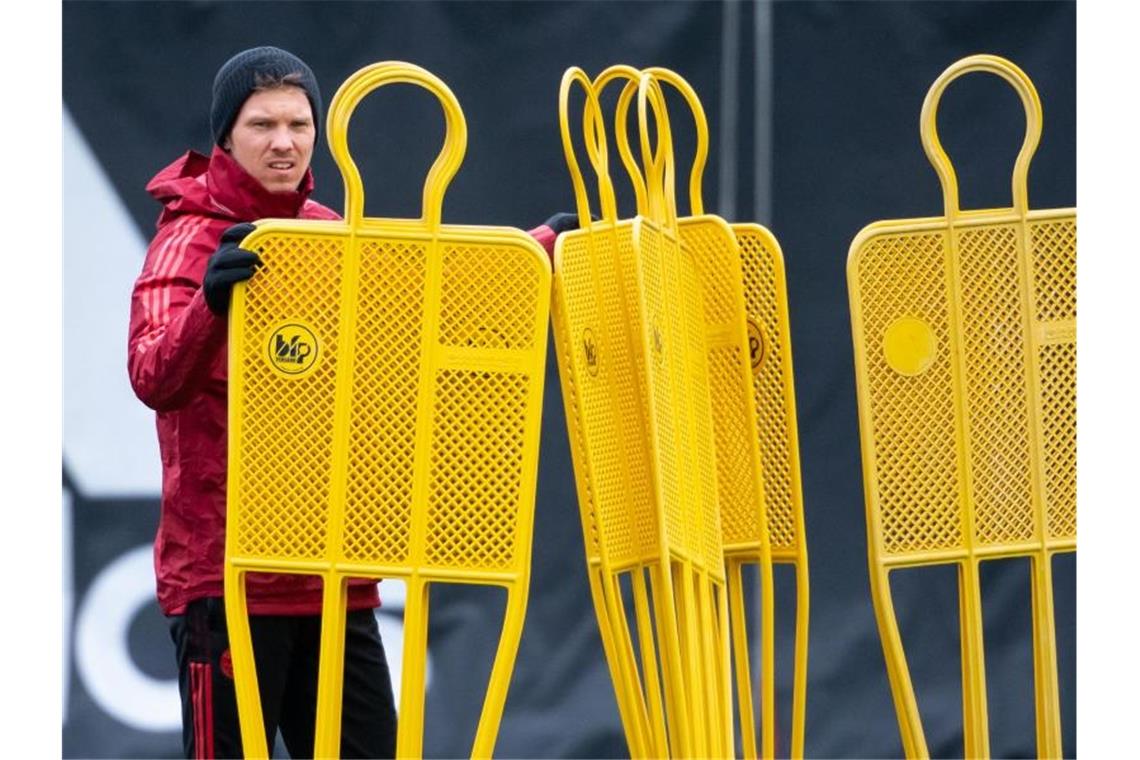 Bayern an „Ehre gekitzelt“: Mit Dampf in volle Bullen-Arena Will auch gegen RB Salzburg seine Planung nicht ändern: Bayer-Trainer Julian Nagelsmann. Foto: Sven Hoppe/dpa