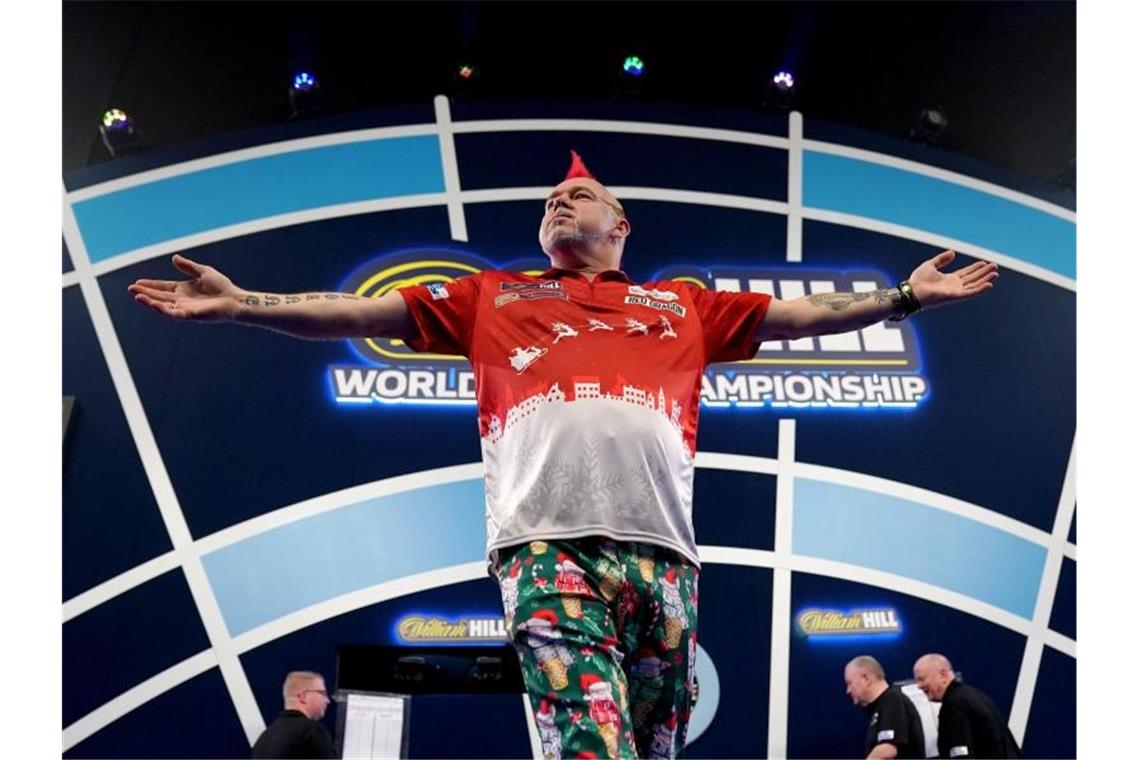 Das bringt der Tag bei der Darts-WM Will bei der Darts-WM ins Halbfinale: Peter Wright. Foto: John Walton/PA Wire/dpa