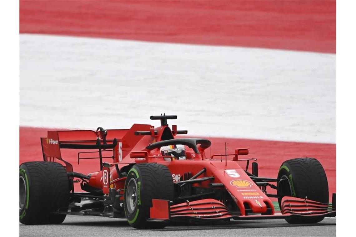 Will beim zweiten Rennen in Österreich Wiedergutmachung für seine Patzer zum Start betreiben: Sebastian Vettel. Foto: Joe Klamar/Pool AFP/AP/dpa