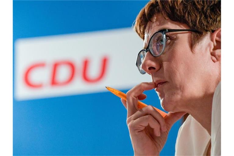 Will die Arbeit mit der SPD bis zum Ende der Legislaturperiode fortsetzen: CDU-Chefin Annegret Kramp-Karrenbauer. Foto: Axel Heimken