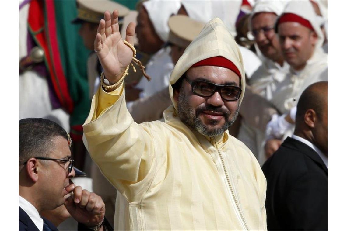 Auch Marokko normalisiert Beziehungen zu Israel Will die diplomatischen Beziehungen mit Israel wieder aufnehmen: Marokkos König Mohammed VI. Foto: Abdeljalil Bounhar/AP/dpa/Archiv