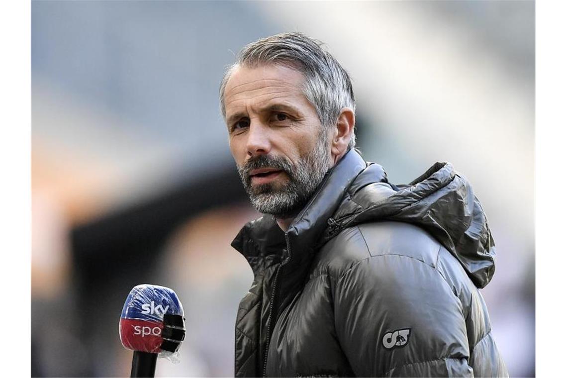 Rose sucht mit Mönchengladbach Ausweg beim FC Augsburg Will gegen Augsburg mit der Borussia den Negativtrend stoppen: Gladbach-Coach Marco Rose. Foto: Martin Meissner/Pool AP/dpa