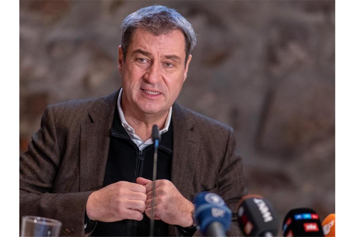 Söder fordert Geisterspiele - Zeit der Großevents läuft ab Will im Fußball wieder Geisterspiele durchsetzen: Bayerns Ministerpräsident Markus Söder. Foto: Daniel Karmann/dpa