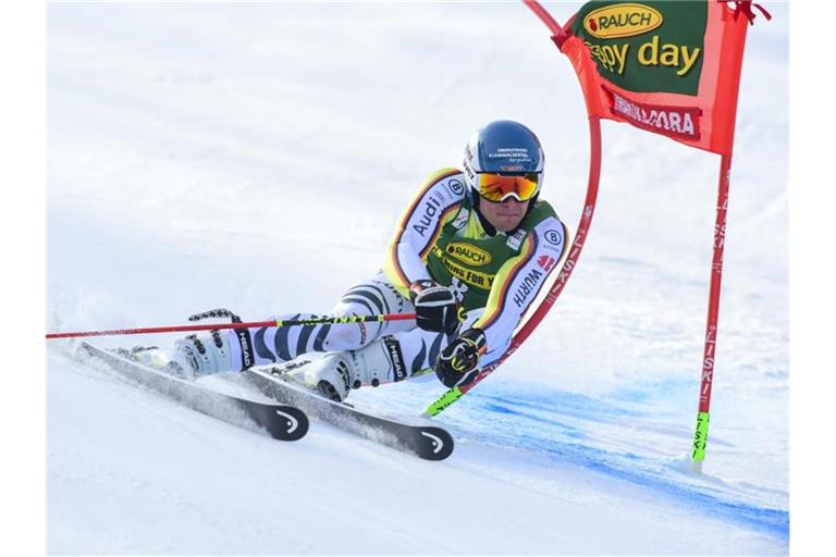 Will im Riesenslalom nochmal angreifen: Alexander Schmid. Foto: Marco Tacca/AP/dpa