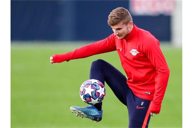 Will in der Königsklasse endlich auch vor eigenem Publikum treffen: Leipzigs Timo Werner. Foto: Jan Woitas/dpa-Zentralbild/dpa