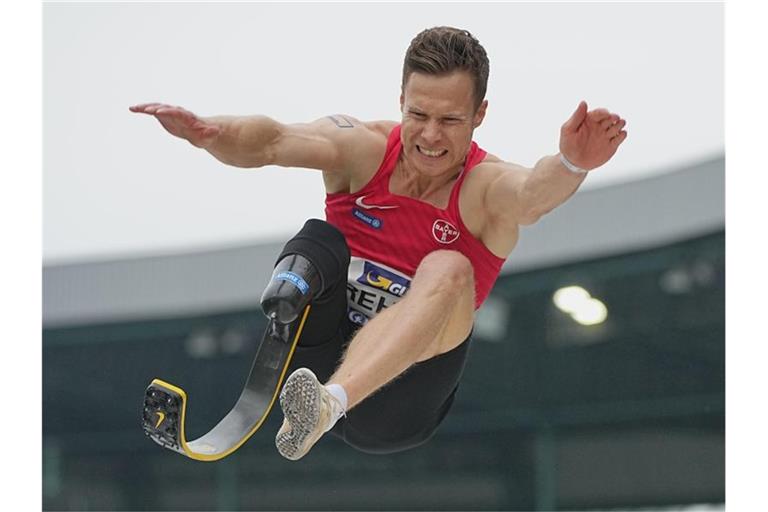 Will in Tokio zu Gold springen: Markus Rehm. Foto: Michael Kappeler/dpa