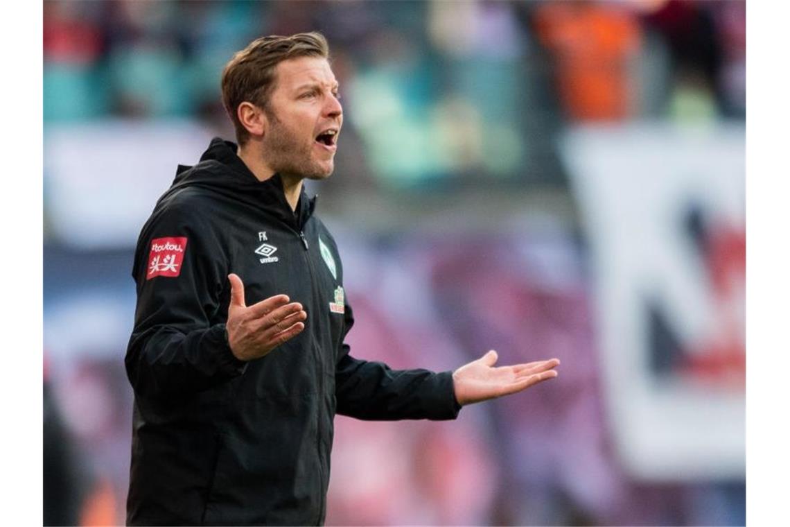 Will mit Bremen ins Pokal-Halbfinale: Werder-Coach Florian Kohfeldt. Foto: Robert Michael/dpa