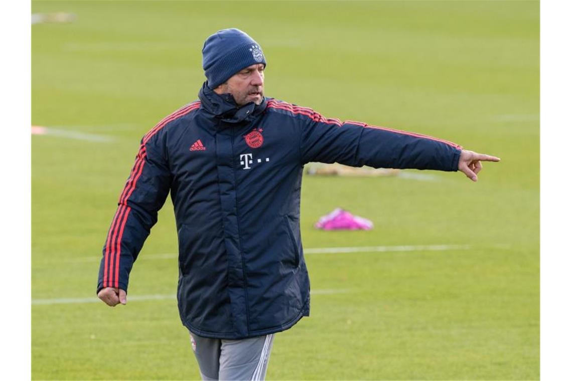 Bayern gegen Tottenham: Flick fordert „Erfolgserlebnis“ Will mit dem FC Bayern zurück in die Erfolgsspur: Coach Hansi Flick. Foto: Matthias Balk/dpa