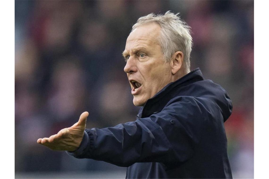 Will mit Freiburg den Bayern Paroli bieten: SC-Coach Christian Streich. Foto: Tom Weller/dpa