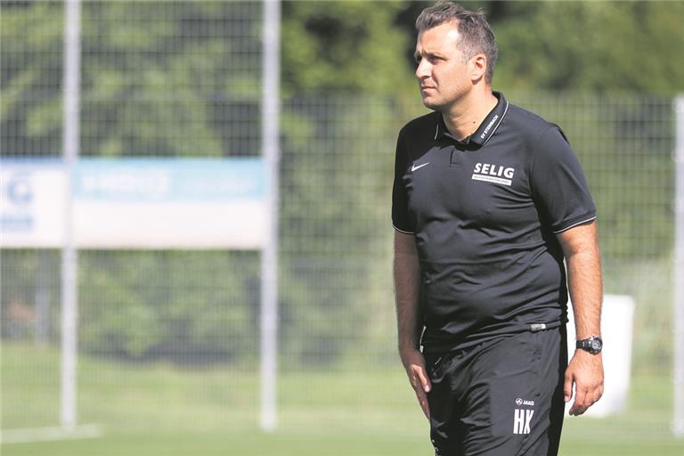 Will mit Steinbach in Unterweissach punkten: SVS-Trainer Hakan Keskin.Foto: T. Sellmaier