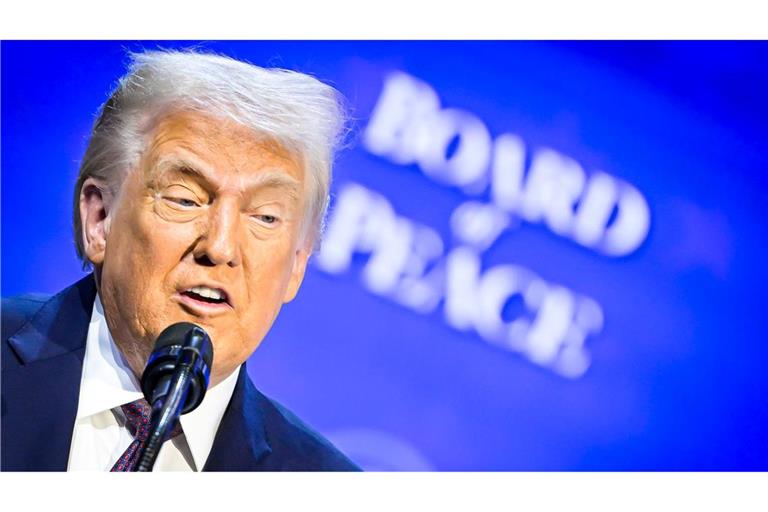 Will nicht mehr, dass Kanada Teil seines "Friedensrats" wird - US-Präsident Donald Trump.