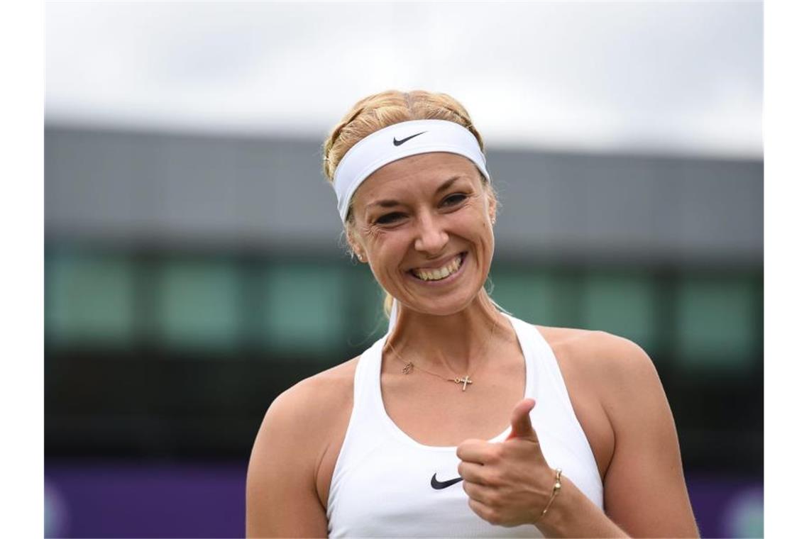 „Wenn ich fit bin“: Lisicki lässt Comeback-Zeitpunkt offen Will nichts überstürzen: Sabine Lisicki. Foto: Gerry Penny/epa/dpa