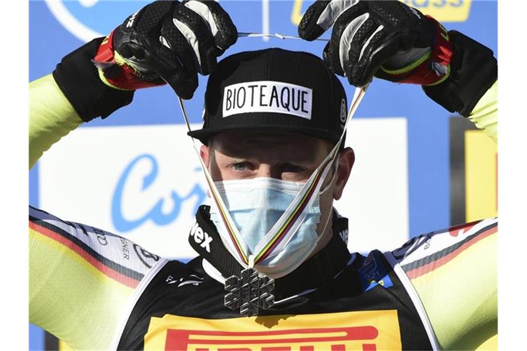 Will noch eine weitere WM-Medaille in Italien: Romed Baumann. Foto: Marco Tacca/AP/dpa
