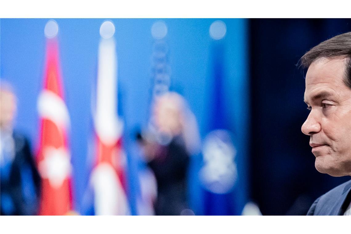 Will Nutzungseinschränkungen für US-Militärstützpunkte nicht akzeptieren: US-Außenminister Marco Rubio.