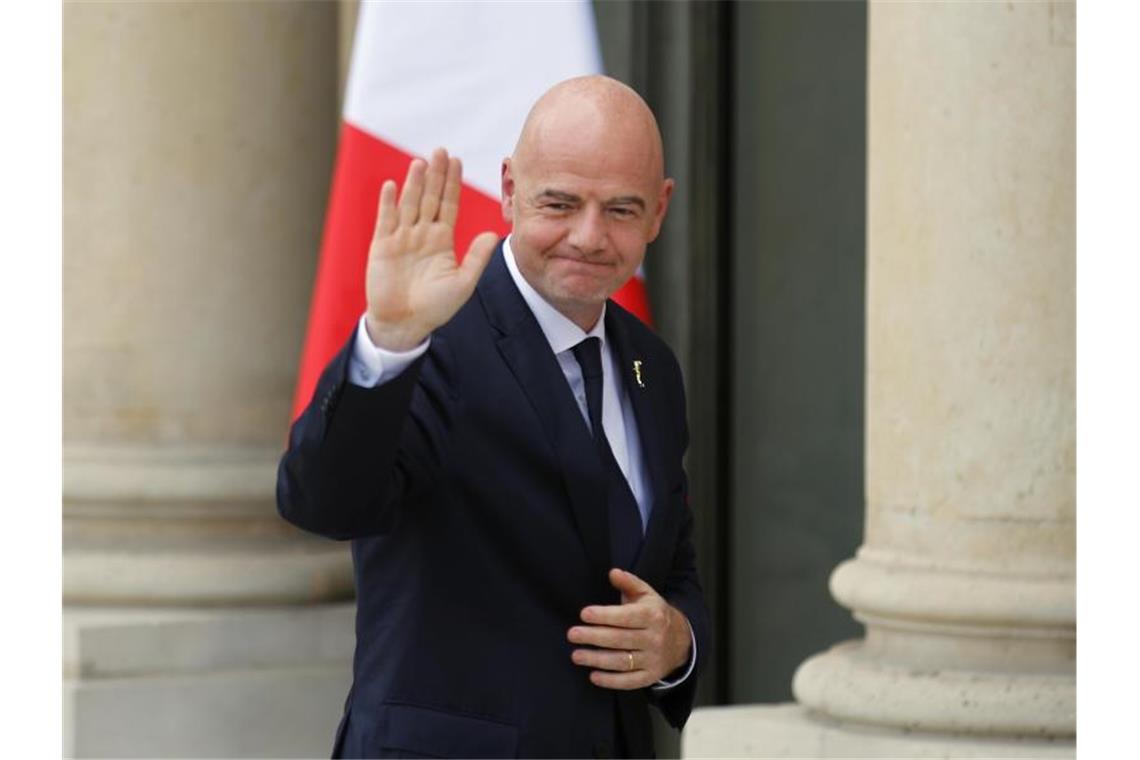 Infantino vor Wiederwahl zum FIFA-Chef Will sich erneut zum FIFA-Präsidenten wählen lassen: Gianni Infantino. Foto: Francois Mori/AP