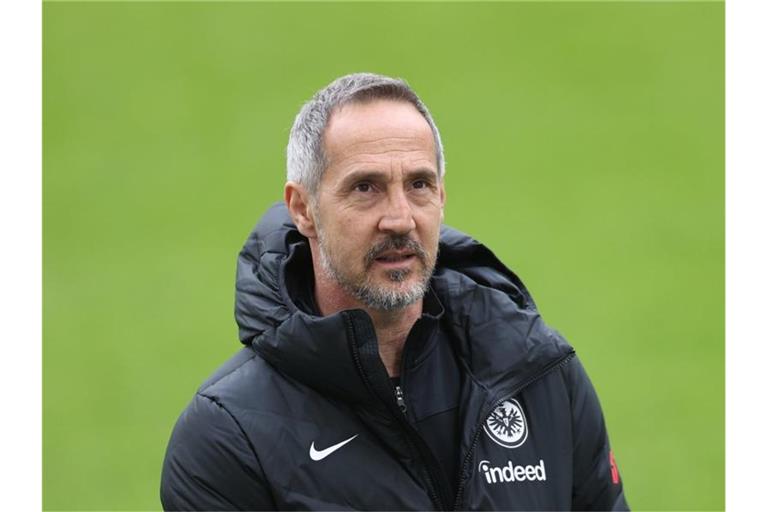 Will vor dem Wechsel nach Gladbach noch mit Eintracht Frankfurt die Champions League erreichen: Trainer Adi Hütter. Foto: Jan Woitas/dpa-Zentralbild/dpa