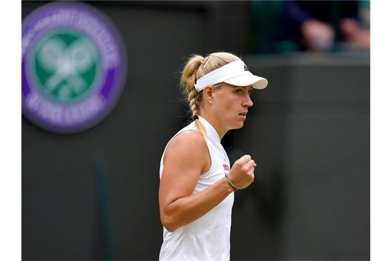 Will zum dritten Mal ins Wimbledon-Finale: Angelique Kerber. Foto: John Walton/PA Wire/dpa